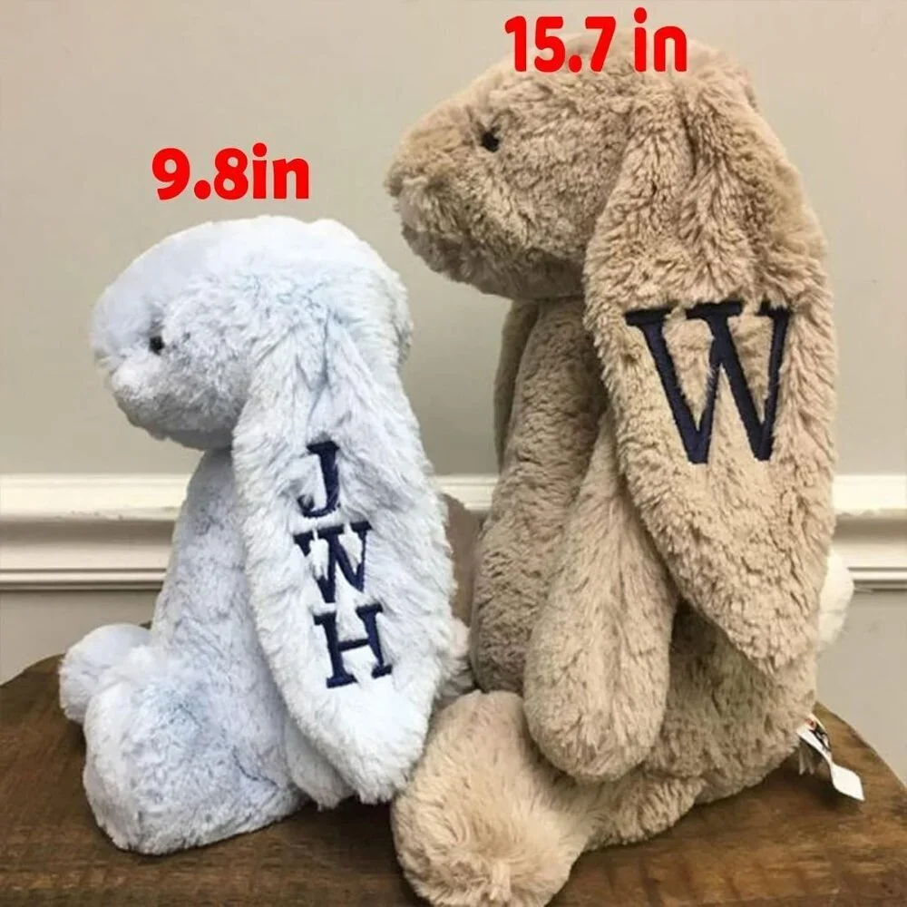 Personalised Embroidered Plush Bunny Custom Plush Toy Child's Easter